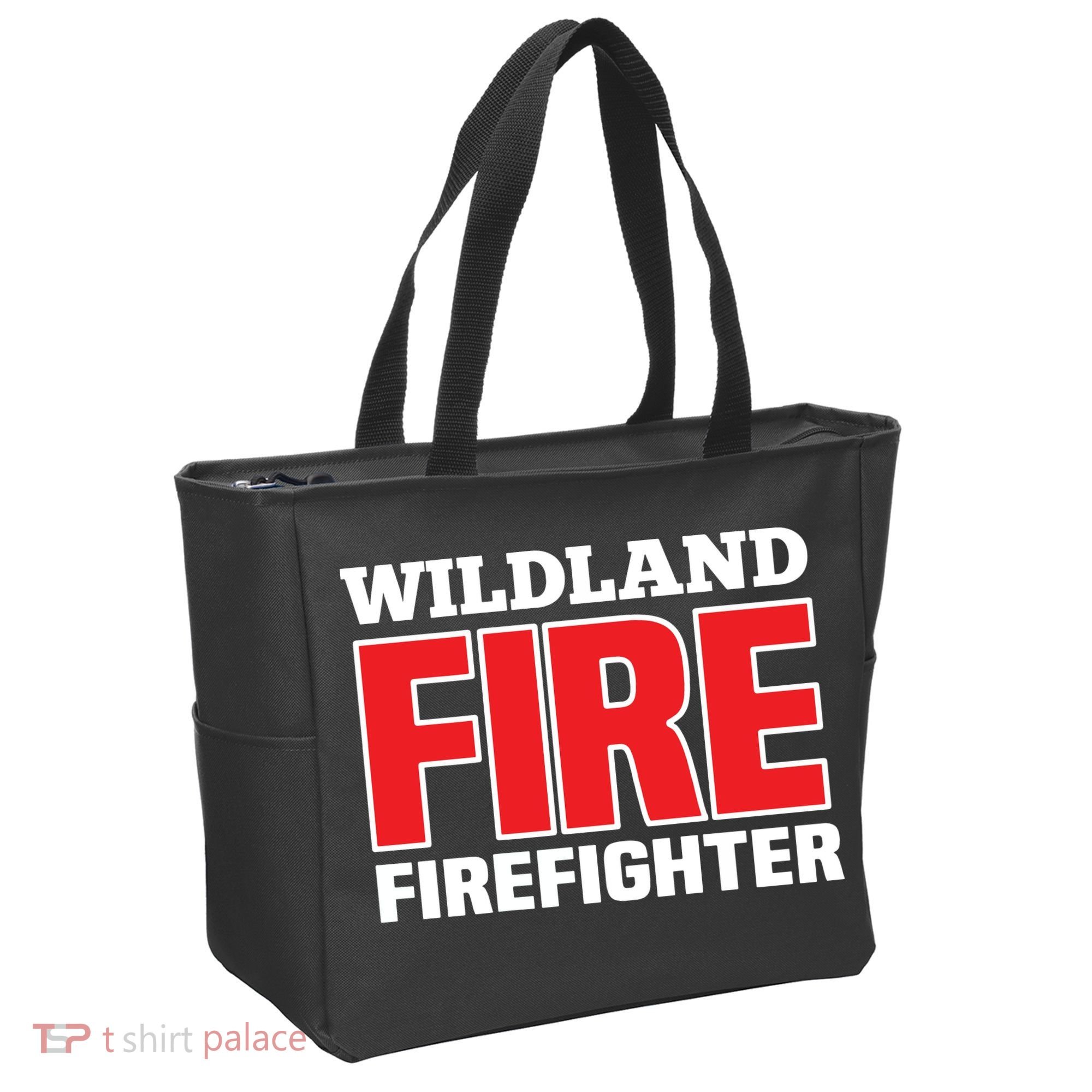 Wildland Fire Rescue Department Firefighters Firemen Uniform Tote Bag