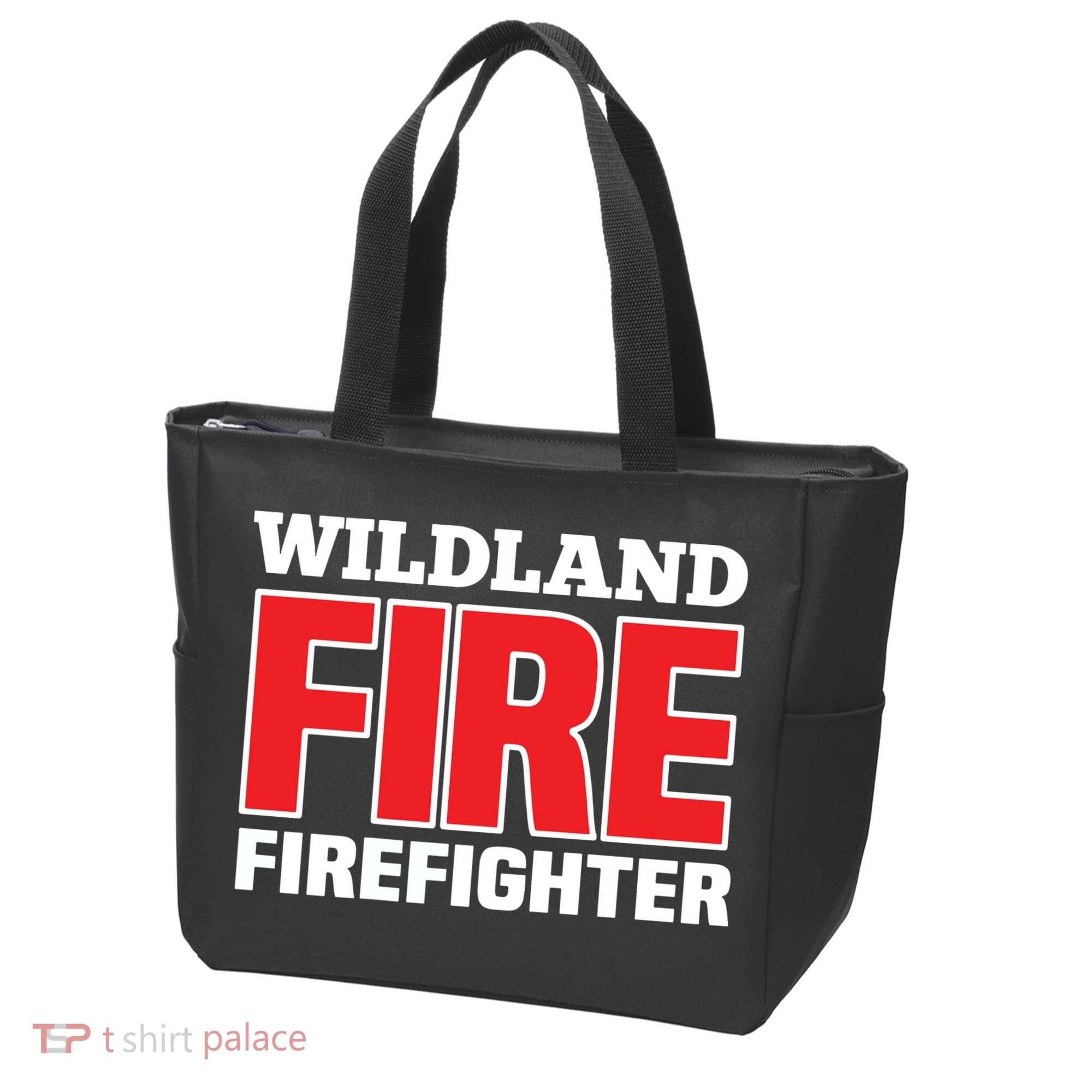 Wildland Fire Rescue Department Firefighters Firemen Uniform Tote Bag