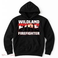 Wildland Fire Rescue Department Firefighters Firemen Uniform Hoodie thumb 0