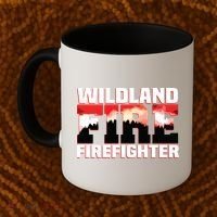 Wildland Fire Rescue Department Firefighters Firemen Uniform Coffee Mug thumb 2