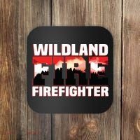 Wildland Fire Rescue Department Firefighters Firemen Uniform Coaster thumb 0