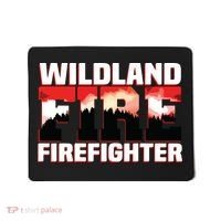 Wildland Fire Rescue Department Firefighters Firemen Uniform Mousepad thumb 0