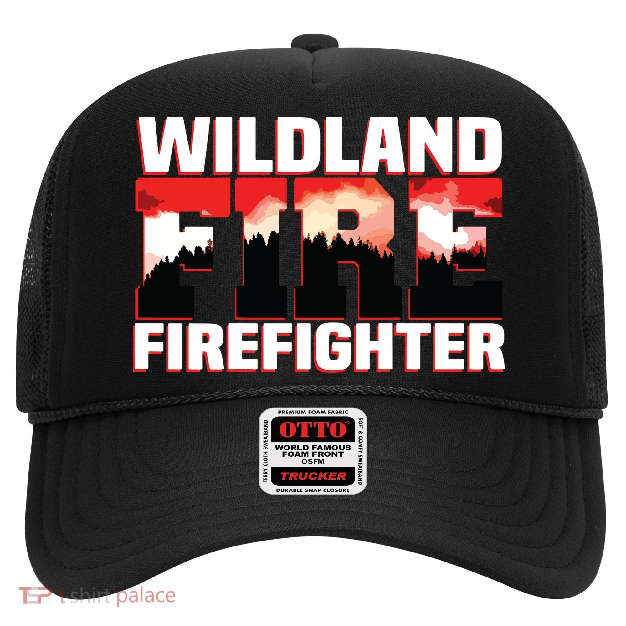 Wildland Fire Rescue Department Firefighters Firemen Uniform Hat
