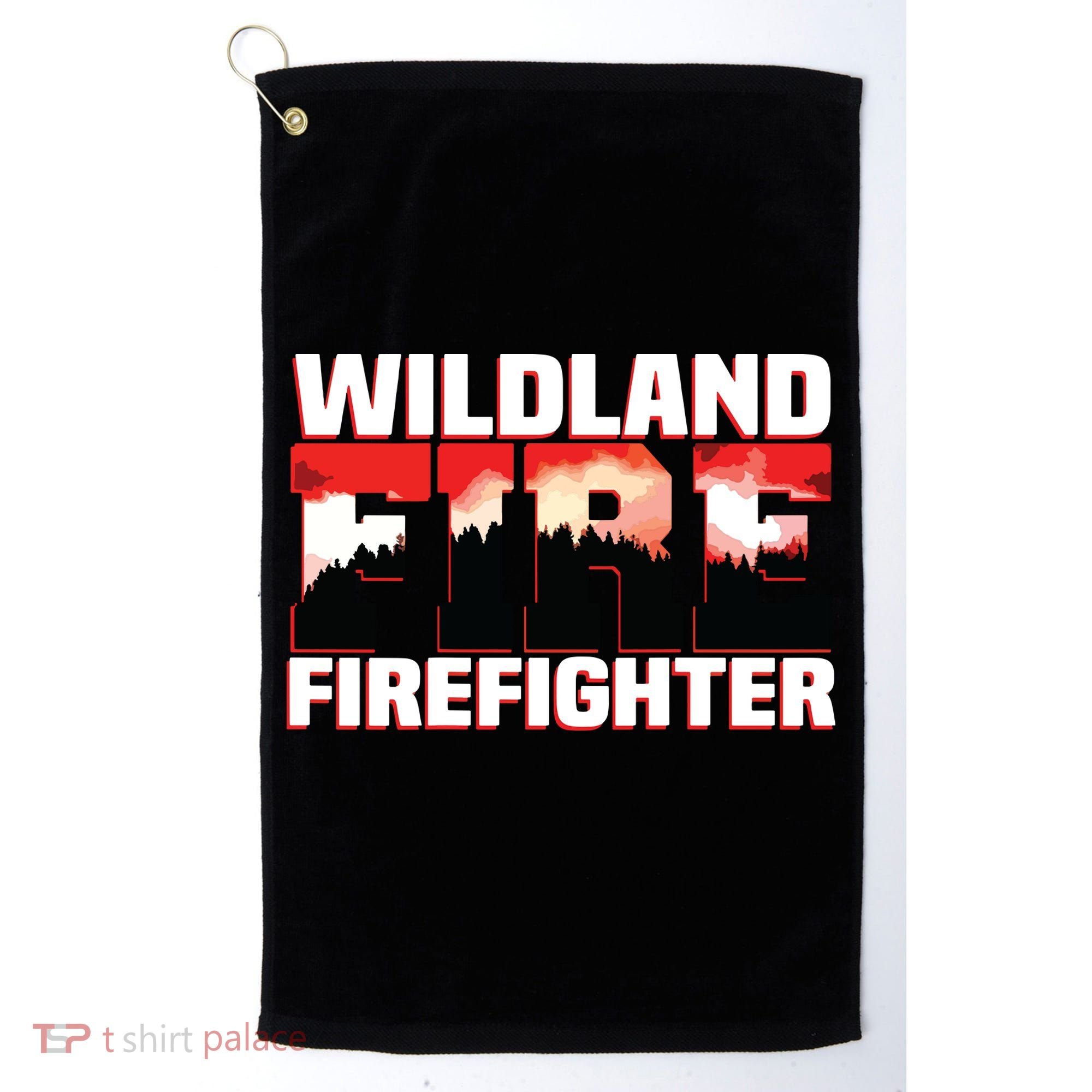 Wildland Fire Rescue Department Firefighters Firemen Uniform Golf Towel