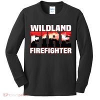 Wildland Fire Rescue Department Firefighters Firemen Uniform Kids Long Sleeve Shirt thumb 0