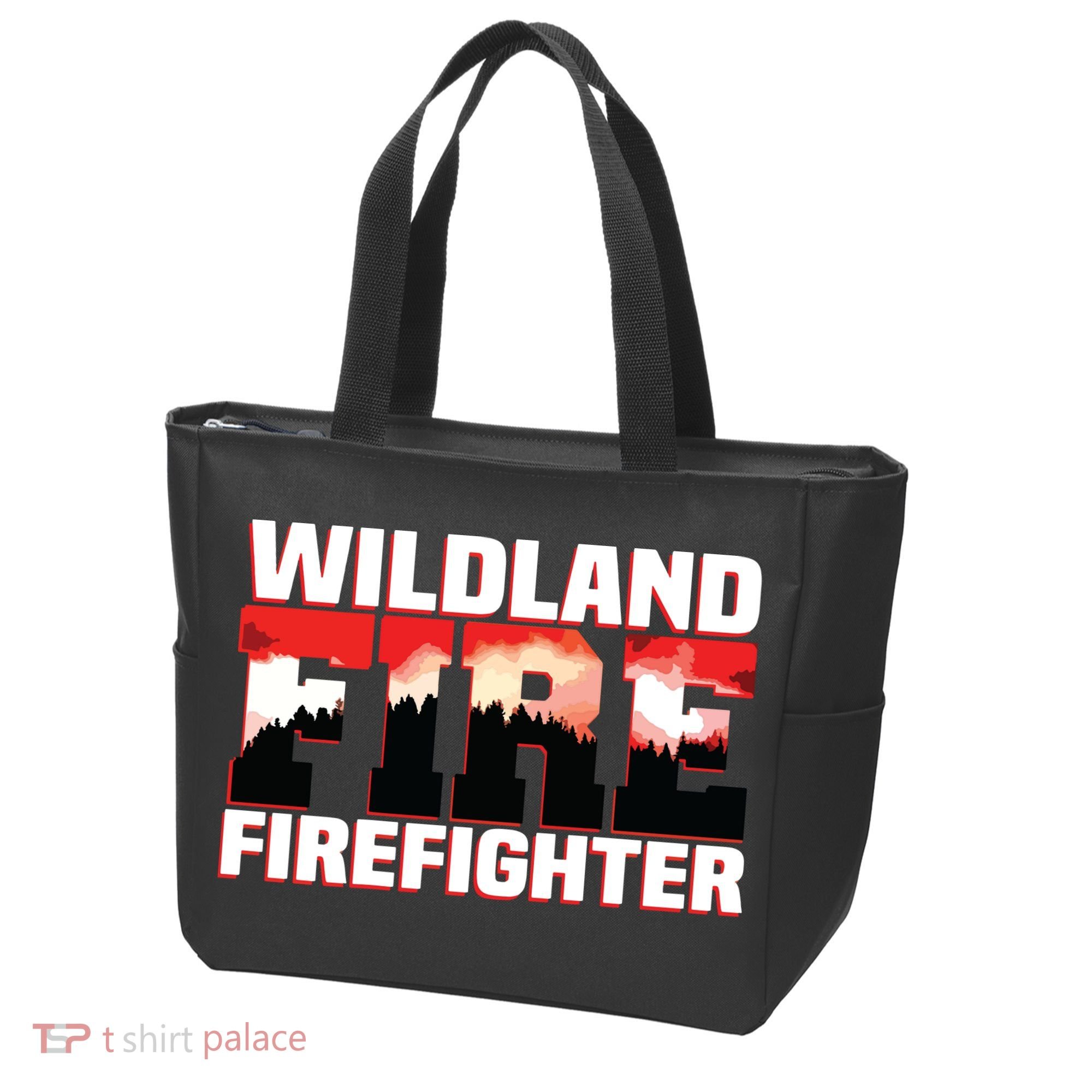 Wildland Fire Rescue Department Firefighters Firemen Uniform Tote Bag