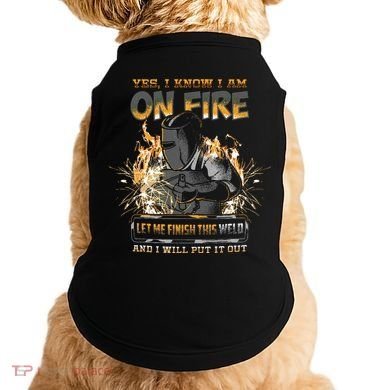 Welding Funny Saying Welder Doggie Tank