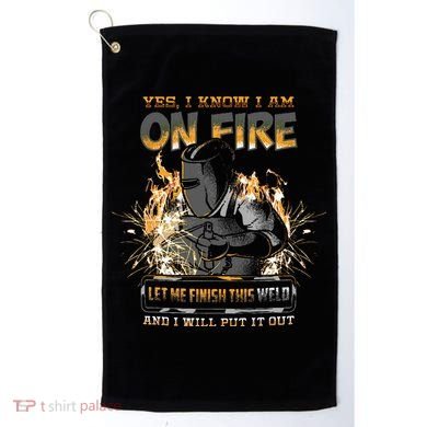 Welding Funny Saying Welder Golf Towel