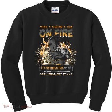 Welding Funny Saying Welder Kids Sweatshirt
