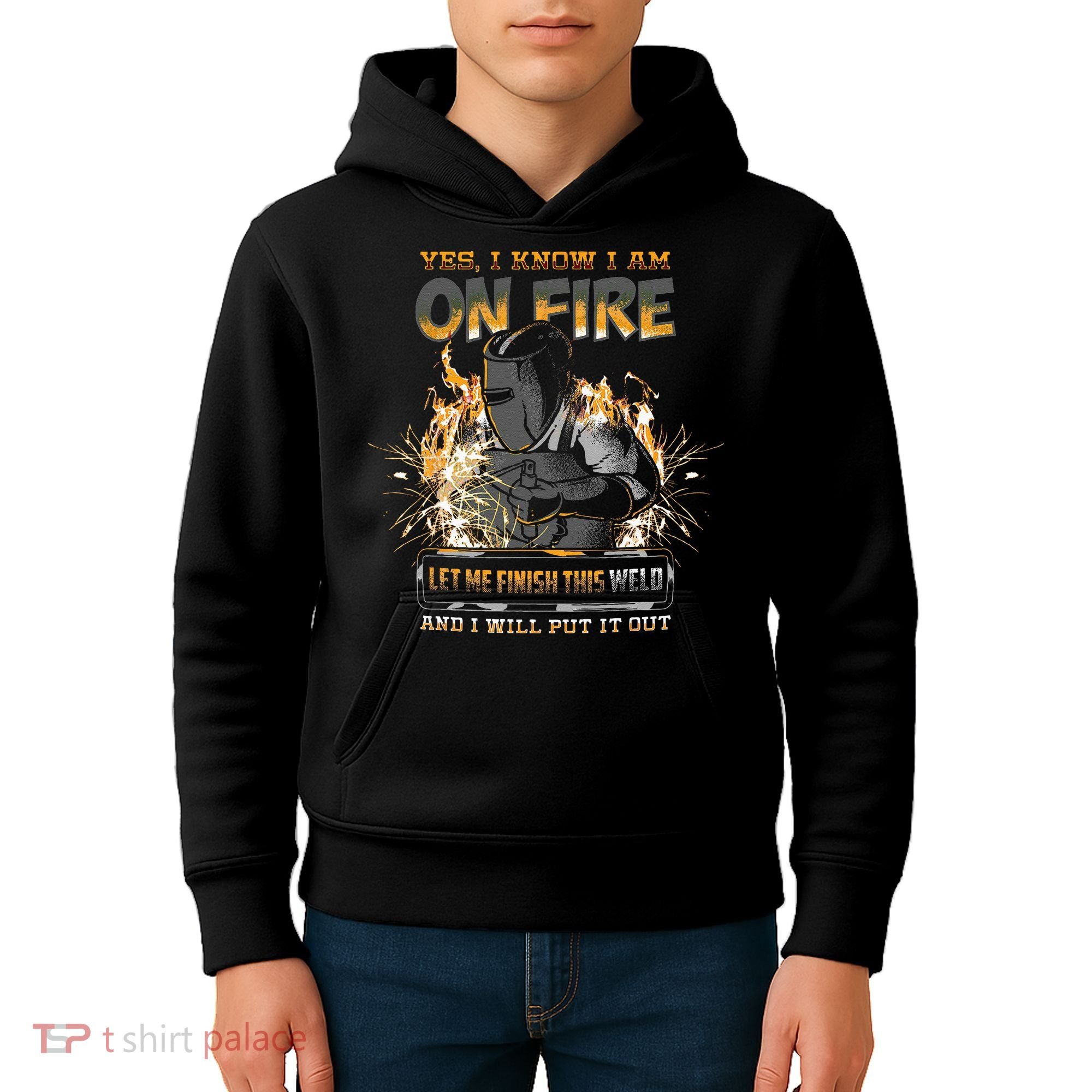 Welding Funny Saying Welder Kids Hoodie