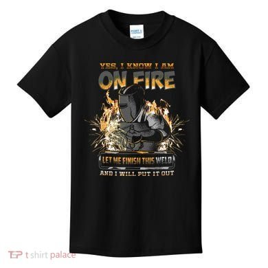 Welding Funny Saying Welder Kids T-Shirt