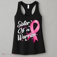 Womens Fighter Sister Of A Warrior Breast Cancer Fighting Women's Tank Top thumb 3