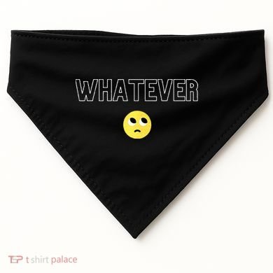 Whatever Funny Sarcastic USA-Made Doggie Bandana