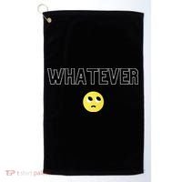 Whatever Funny Sarcastic Golf Towel thumb 0