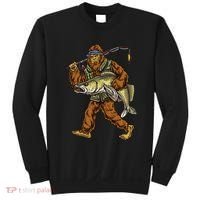 Walleye Fishing Sauger Hunting Bigfoot Fishermen Sweatshirt thumb 0