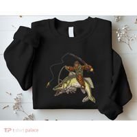 Walleye Fishing Sauger Hunting Bigfoot Fishermen Sweatshirt thumb 2