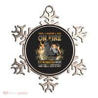 Welding Funny Saying Welder Yes I Know I Am On Fire Let Me Finish This Weld Ornament thumb 0