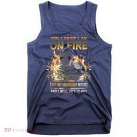 Welding Funny Saying Welder Yes I Know I Am On Fire Let Me Finish This Weld Tank Top thumb 0