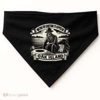 Waiting For Something To Happen Oak Island Treasure Hunt USA-Made Doggie Bandana thumb 0