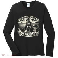 Waiting For Something To Happen Oak Island Treasure Hunt Women's Long Sleeve Shirt thumb 0