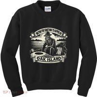 Waiting For Something To Happen Oak Island Treasure Hunt Kids Sweatshirt thumb 0