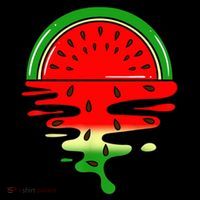 Watermelon Fruit Summer Sunset Doggie Tank thumb 4