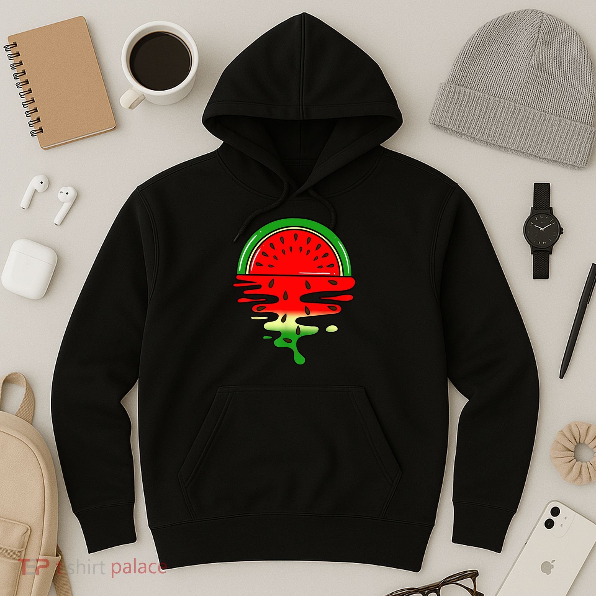 Watermelon Fruit Summer Sunset Hoodie
