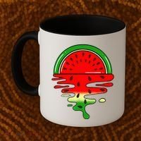 Watermelon Fruit Summer Sunset Coffee Mug thumb 2