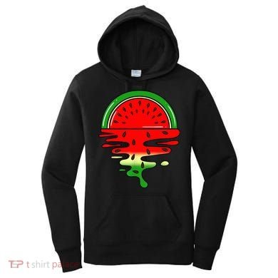Watermelon Fruit Summer Sunset Women's Hoodie