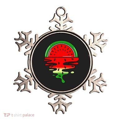 Watermelon Fruit Summer Sunset Ornament