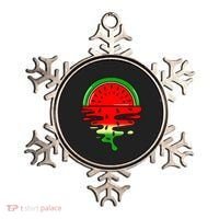 Watermelon Fruit Summer Sunset Ornament thumb 0