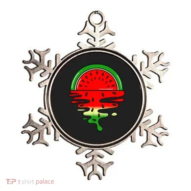 Watermelon Fruit Summer Sunset Ornament