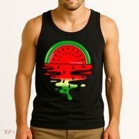 Watermelon Fruit Summer Sunset Tank Top thumb 3