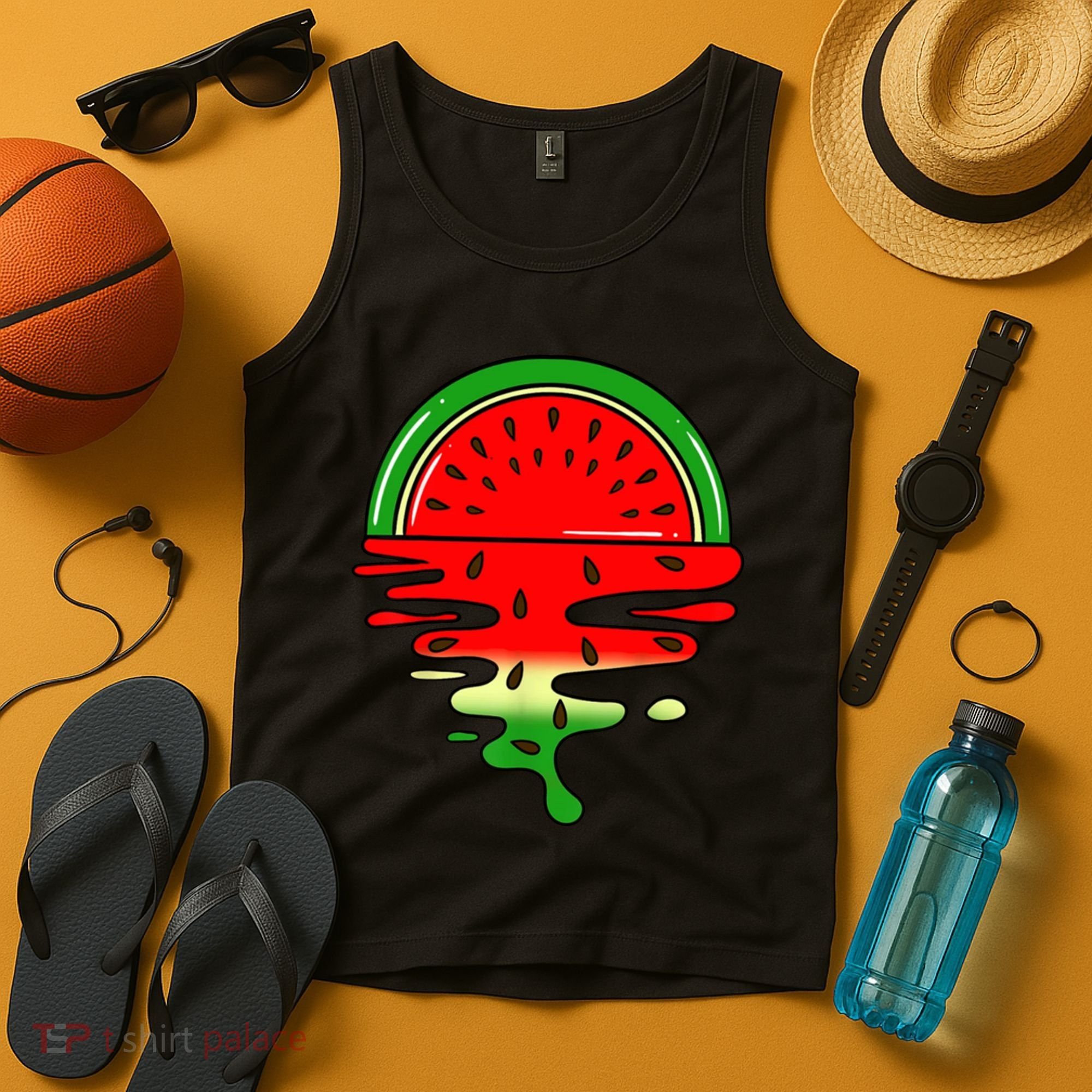 Watermelon Fruit Summer Sunset Tank Top