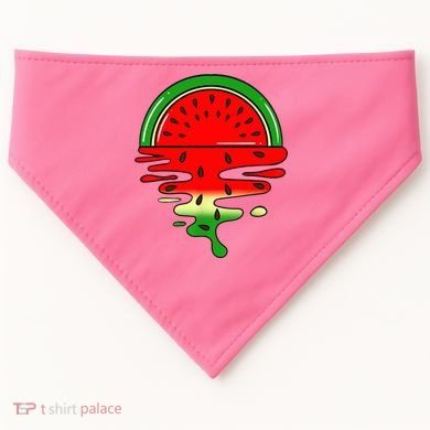 Watermelon Fruit Summer Sunset USA-Made Doggie Bandana