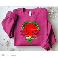 Watermelon Fruit Summer Sunset Sweatshirt thumb 2