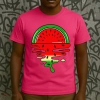 Watermelon Fruit Summer Sunset T-Shirt thumb 3