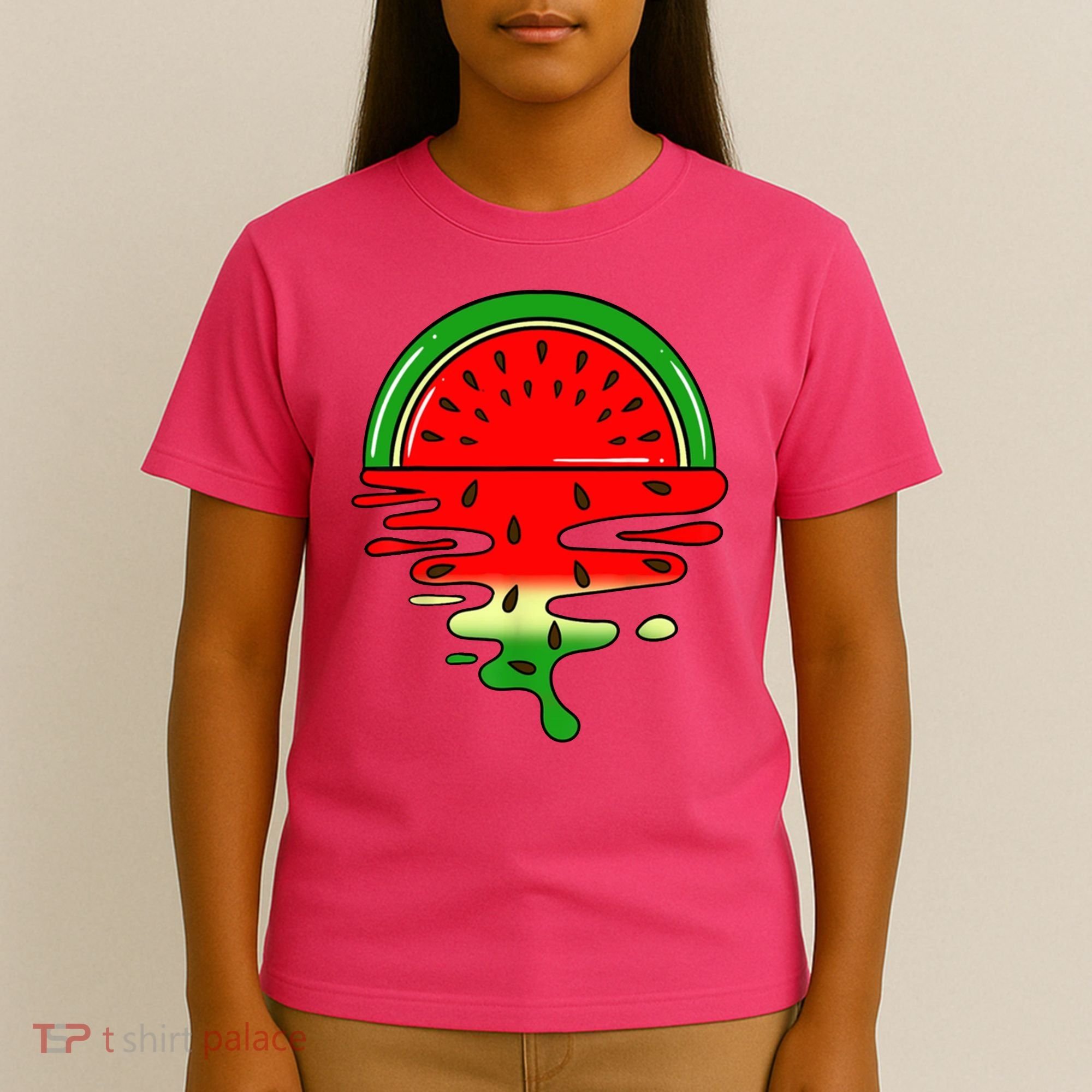 Watermelon Fruit Summer Sunset T-Shirt