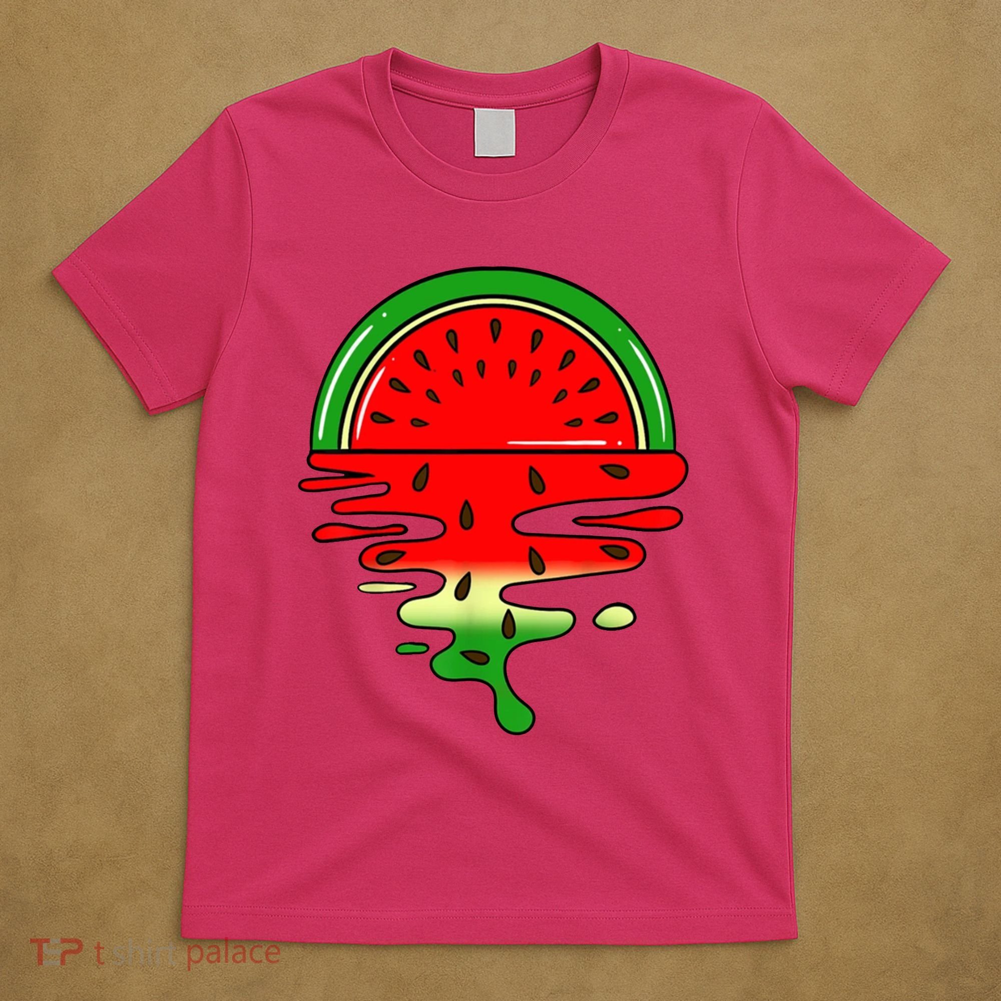 Watermelon Fruit Summer Sunset T-Shirt