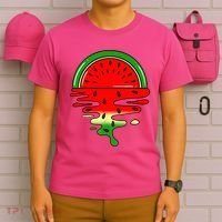 Watermelon Fruit Summer Sunset T-Shirt thumb 6