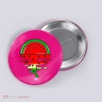 Watermelon Fruit Summer Sunset Button thumb 0