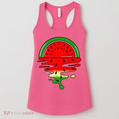 Watermelon Fruit Summer Sunset Women's Tank Top