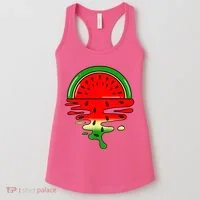Watermelon Fruit Summer Sunset Women's Tank Top thumb 0