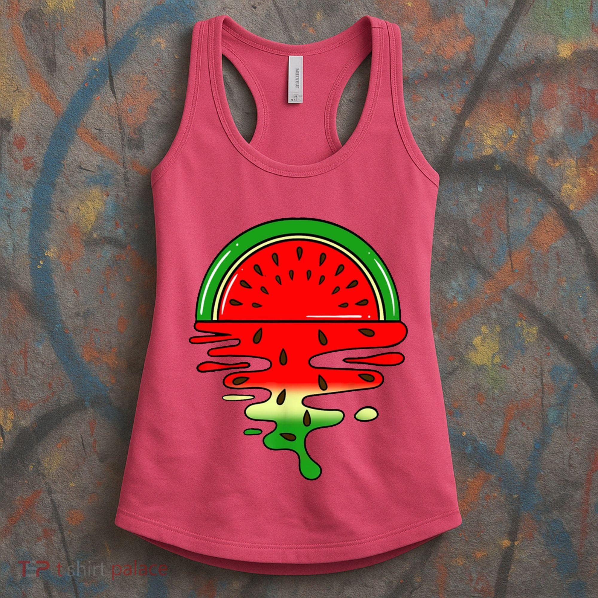 Watermelon Fruit Summer Sunset Women's Tank Top