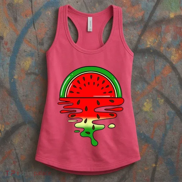 Watermelon Fruit Summer Sunset Women's Tank Top