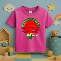 Watermelon Fruit Summer Sunset Toddler T-Shirt thumb 3
