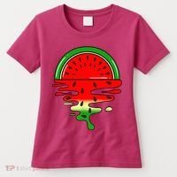 Watermelon Fruit Summer Sunset Women's T-Shirt thumb 0
