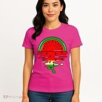 Watermelon Fruit Summer Sunset Women's T-Shirt thumb 4