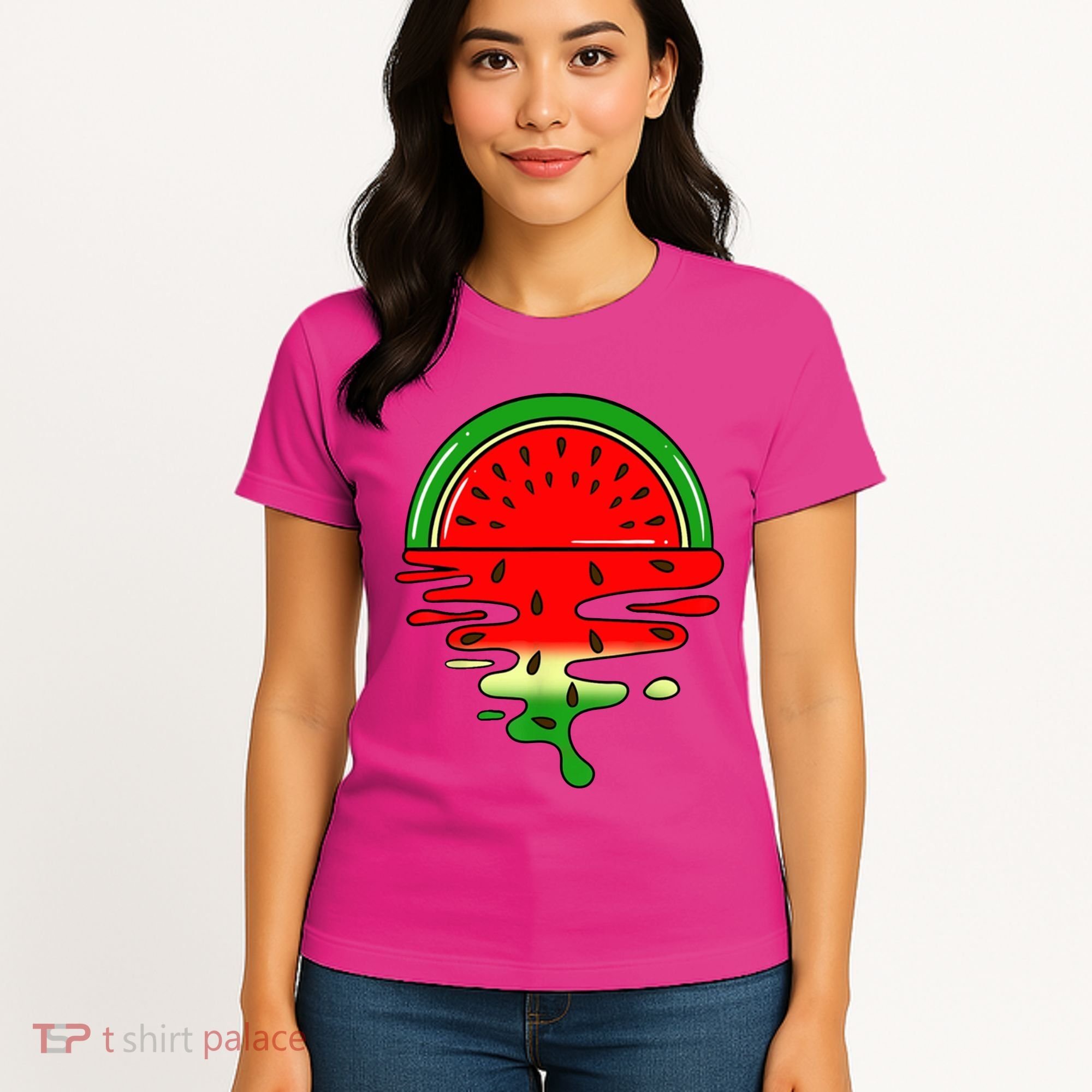 Watermelon Fruit Summer Sunset Women's T-Shirt