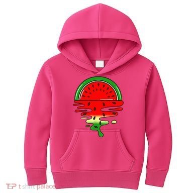 Watermelon Fruit Summer Sunset Kids Hoodie